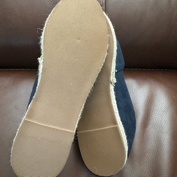 Ellos Blue Espadrille Shoes Casual Comfort - Picture 3 of 4